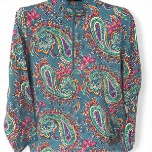 Talbots Paisley Patterned Jacket